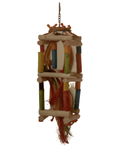 Adventure Bound Natural Parrot Tower Toy